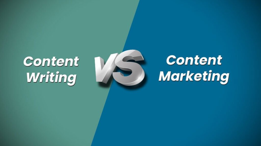 Difference between a content writing agency and a content marketing agency